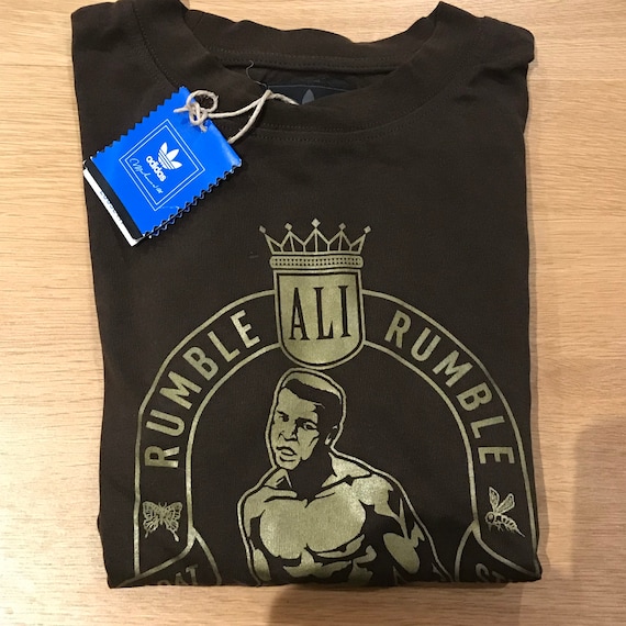 Original Addidas Vintage T Shirt With Label mohammed Ali Edition