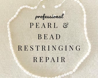 Professional Restringing Service, Necklace Repair, Bracelet Repair, Professional Pearl Restringing UK, Bead Restringing, Necklace Repair UK