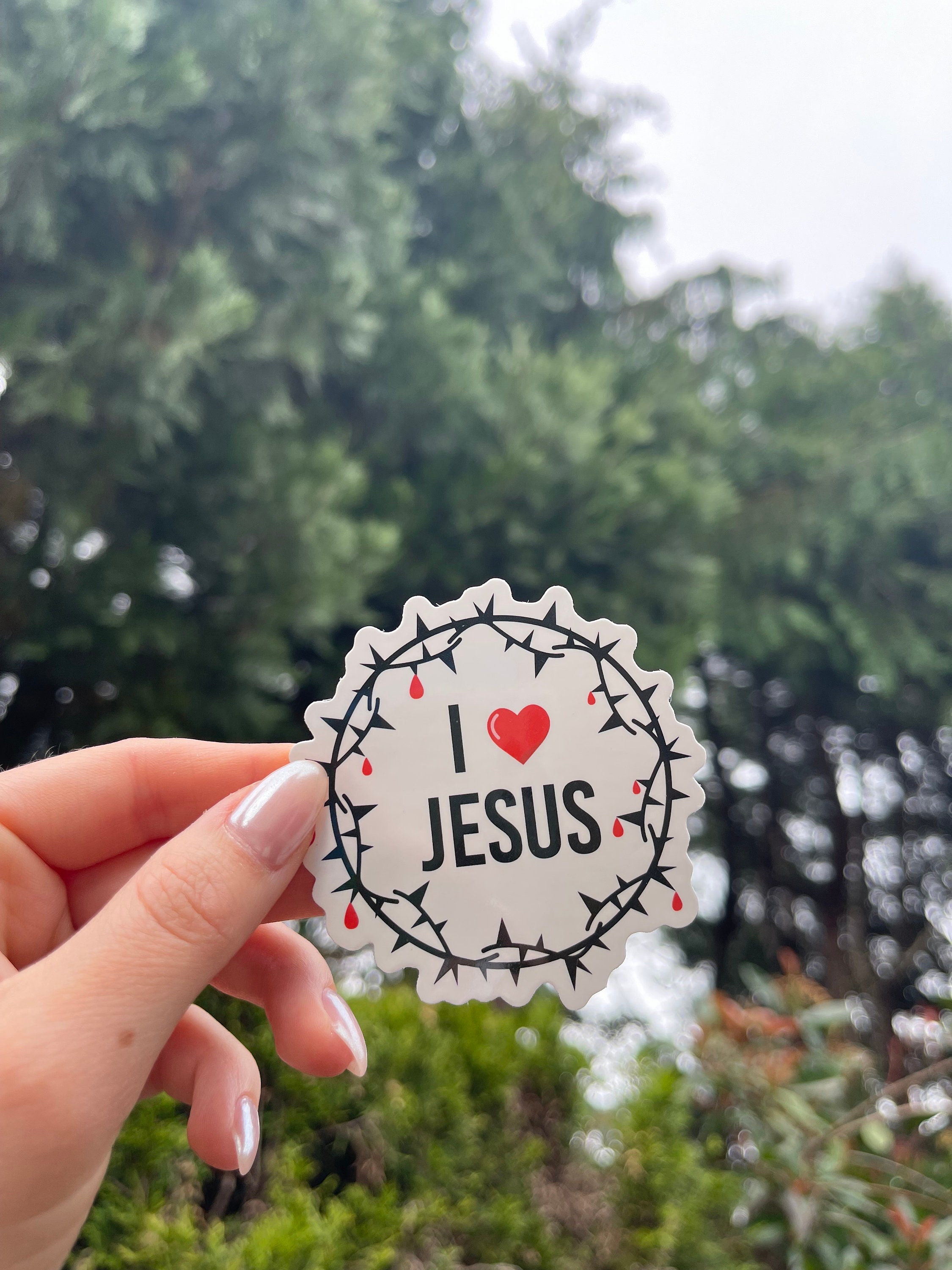 100pcs Christian Stickers Religious,Variety Bible Faith Stickers,Beautiful Jesus and Cross Stickers Inspirational Positive Affirmation Decal Cute