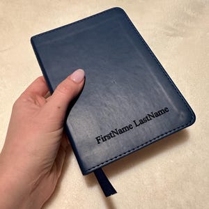 KJV compact custom Engraved Bible , Personalized Cover , Engraving on Bible,  , Religious Gift , Baptism gift , First Communion Bible,