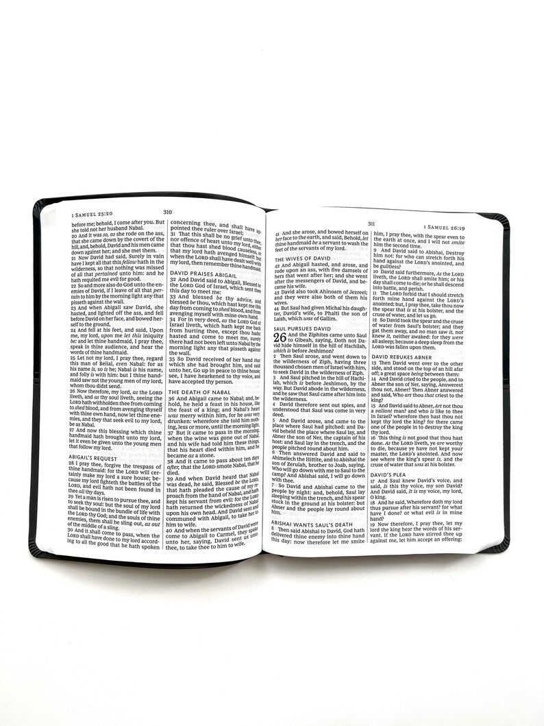 KJV Custom Engraved Bible Personalized Cover Engraving on Etsy