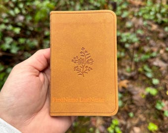 Engraved Pocket Bible - ESV New Testament, Psalms, Proverbs - Floral Design