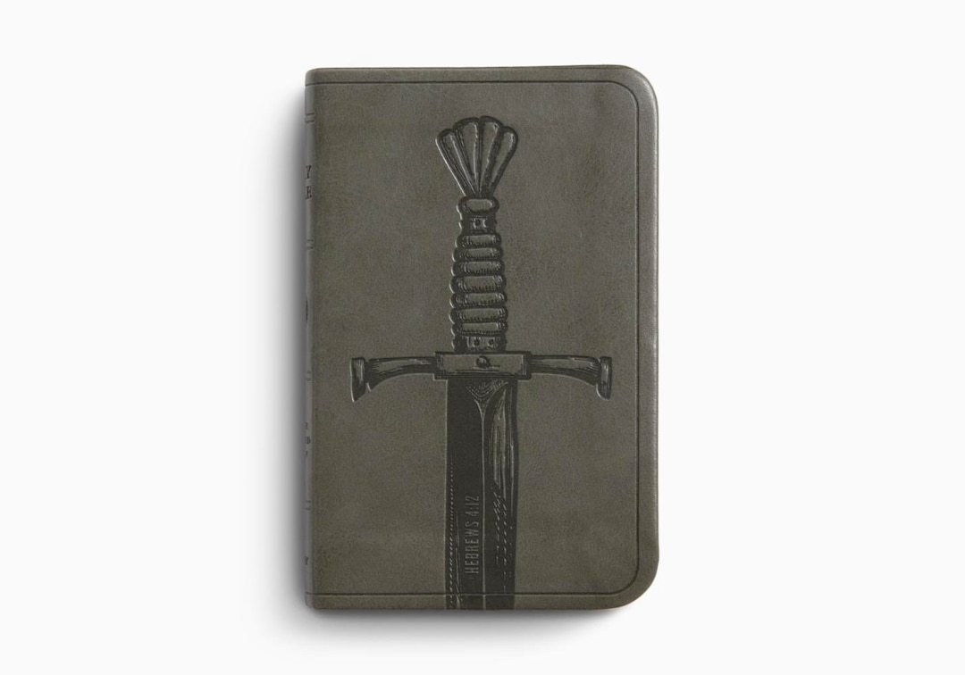 Church Sword R Design Engraved Silver Pocket Bible, Sword Design - ESV New Testament - Etsy