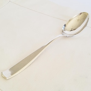 Vintage versilberter Löffel, Midcentury, Vintage Menubesteck, Esslöffel, altes Besteck, Tafelbesteck, Essbesteck, 90er Versilberung, plated
