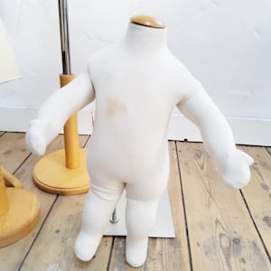 Manichino Bambino, Manichino 50 cm, Manichino Neonato, Bambola Decorazione, Manichino Sartoriale Vintage Bambino, Rivestito in Tessuto, Regolabile