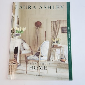 Vintage Katalog Laura Ashley Home Decor 1990, NL B, niederländisch, Designkatalog Grand Millennial Style, Inspiration Cottage Core Ästhetik