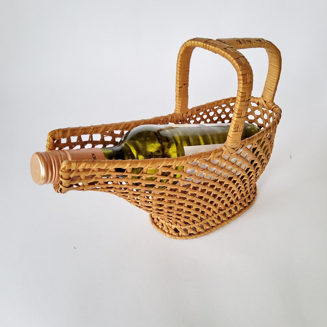Serving Wine Basket, Bottle Basket, Drinks Basket, Wine Cradle, Wine