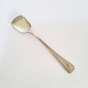 Vintage hotel silver ice cream spoon, pudding spoon, small spoon, compote spoon, silver-plated, 100 silver plating