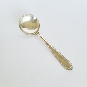 Vintage cream spoon, small spoon, compote spoon, sugar spoon, silver plated, 100 silver plating, 50s German silver
