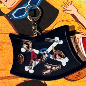 Pirate Anime Shaker Keychain | One Piece Keychain