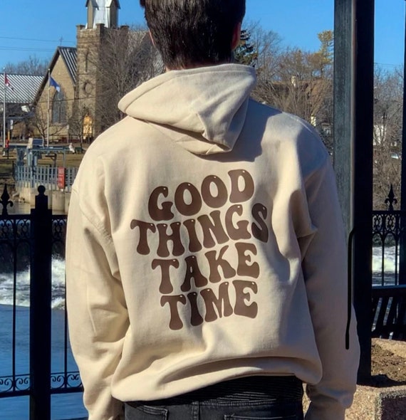 beige hoodie