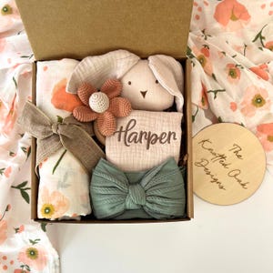 Baby girl Gift, Baby girl gift box, Newborn girl gift, New Baby girl gift, Baby shower gift, baby name girl gift