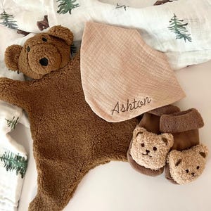 Baby boy gift, baby boy shower gift, new baby boy gift, baby boy bear gift box Bild 3