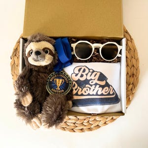 Sibling gift, Big brother, Big brother shirt, new sibling gift set, toddler gift