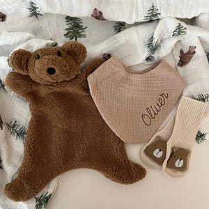 Baby boy gift, baby boy shower gift, new baby boy gift, baby boy bear gift box Bild 4