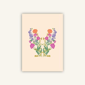 Postkarte | Blumige Grüße