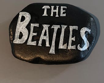 The Beatles Painted Rock