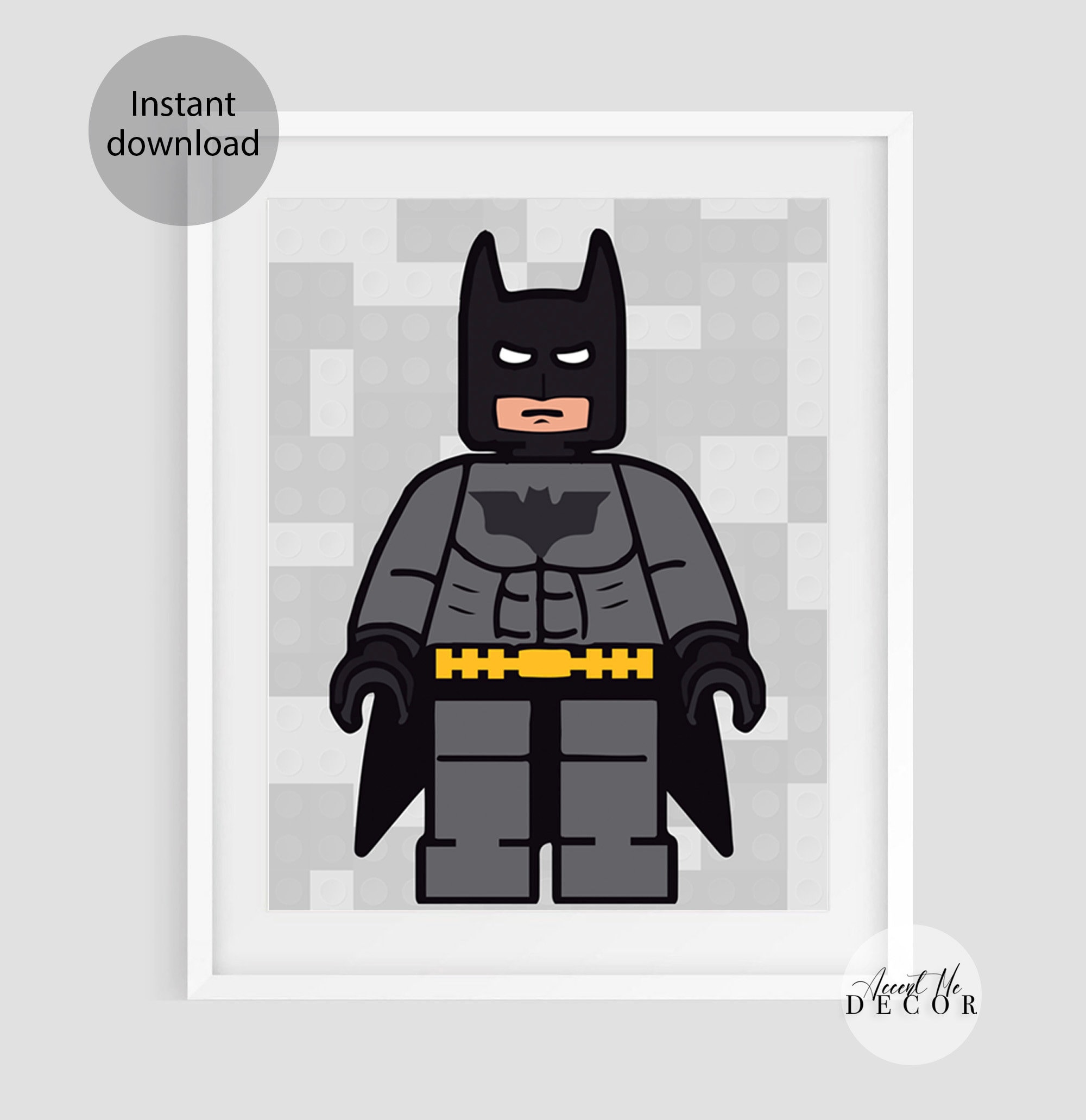 Etsy lego art sale