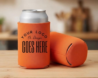 Custom Can Coolers, Logo Drink Sleeves, Personalized 4mm Polyfoam Can Holders, Promotional Gift for Business Events or Weddings