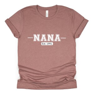 Custom Name Est Shirt | Pregnancy Announcement Shirt | Baby Reveal Shirt | Aunt Shirt | Gift For Grandparents | Nana shirt