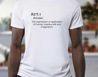 Art Word Definition T shirt, Artist Gift