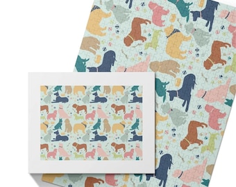 Dog Breed Picture Jigsaw Puzzle, Custom Pet Puzzle, 500 Piece Jigsaw, Personalized Dog Puzzle Gift, Unique Pet Lover Gift, Family Game