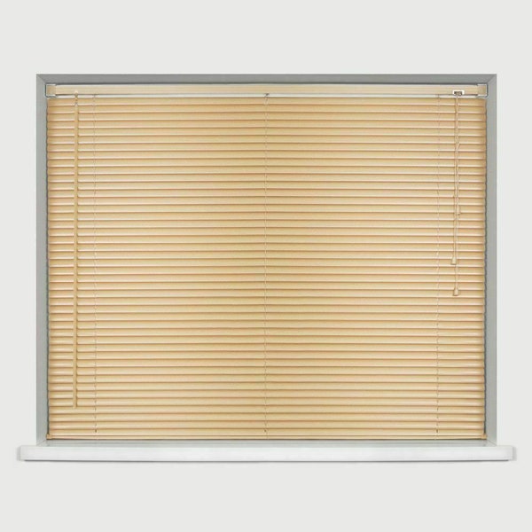 Pvc Woodgrain Effect Venetian Window Blind Home Office Easy Fit Blinds All Sizes Fittings Included