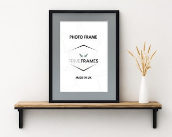 Black Picture Frame Photo Poster Frame with Mounts A4 Certificate Frames Landscape Portrait Wall Art Home Decor Birthday Gifts Wedding Gifts