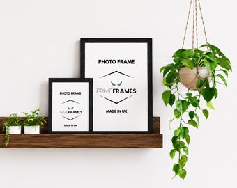 Modern Black Photo Frame A1-A5 Poster Picture Frames Landscape Portrait Wall Art Gallery Display Home Decor Birthday Gifts Wedding Gifts