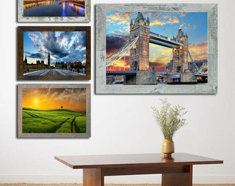 Handmade Rustic Photo Frame: Multi-Color MDF Picture Frames