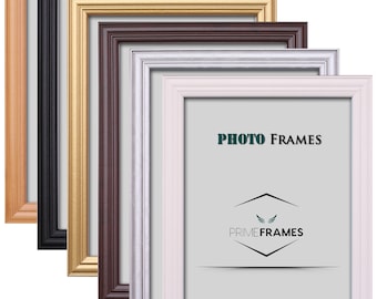 Handmade Wooden Effect Photo Frames: Wall Decor, Safe Perspex Front