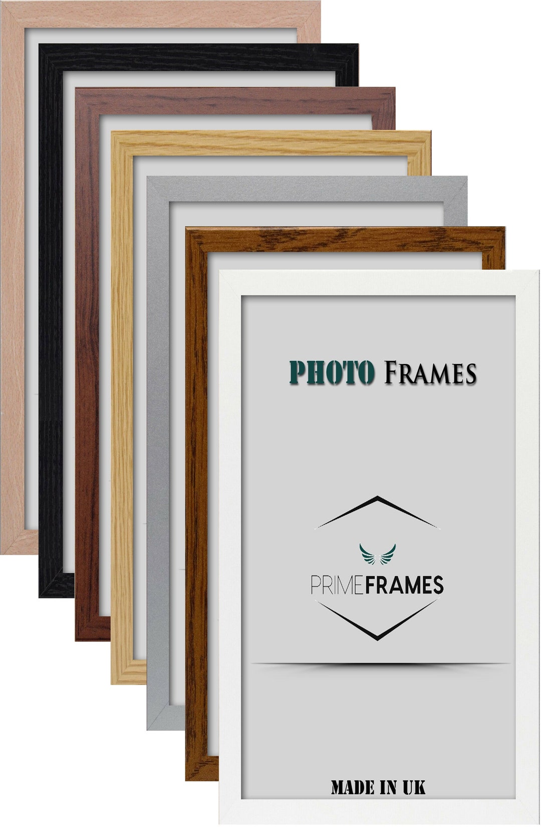 Panoramic Sizes Picture Frame Photo Frames Poster Frame Black White Oak ...