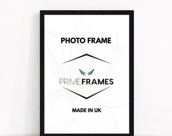 Thin Black Photo Frame A1 A2 A3 A4 A5 Poster Picture Frames Modern Wall Art Document Frame Various Colours & Sizes
