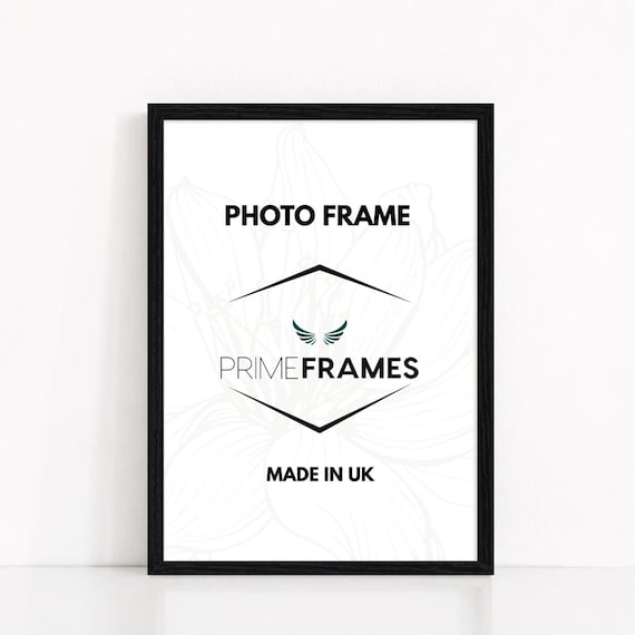 Thin Black Photo Frame A1 A2 A3 A4 A5 Poster Picture Frames Modern Wall Art Document Frame Various Colours & Sizes