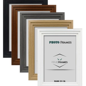 A1 A2 A3 A4 A5 Photo Picture Frame Poster Step Style Frame Black White Grey Oak