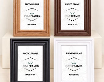 Photo Poster Frame Black Oak Dark Oak White A1-A5 Modern Wall Display Swept Picture Frames Home Decor Wedding Gift