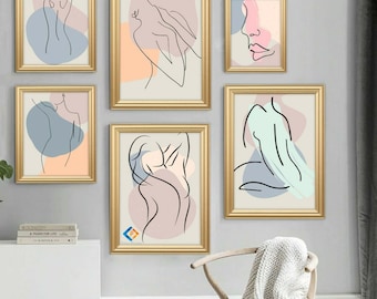 Gold Antique Style Photo Frame: Wall Art Poster, A1-A5 Sizes