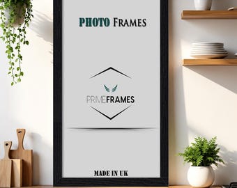 Panoramic Picture Frame Modern Photo Poster Frame Black White Oak Landscape Portrait Wall Art Wedding Gifts Various Colours & Sizes