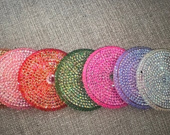 Bedazzled Lids for cold cups. (Both Starbucks and regular cold cups)