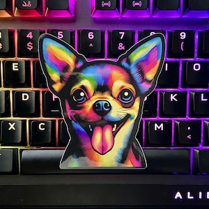 Chihuahua Pop Art Aufkleber