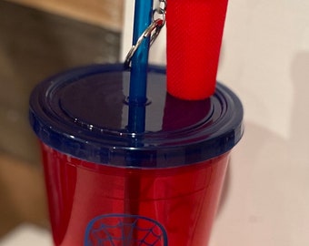 Spider-Man Vaso personalizado y llavero de vaso impreso en 3D
