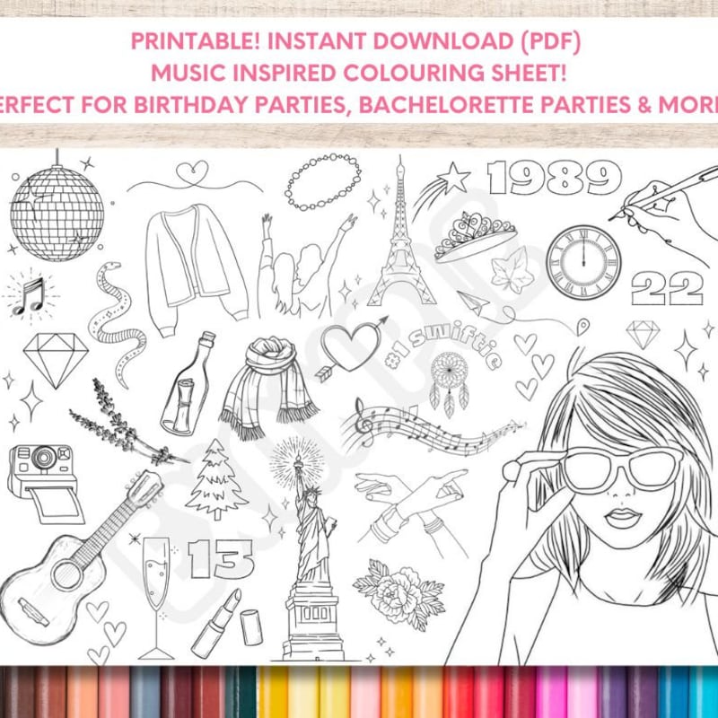Taylorswift Printables - Etsy