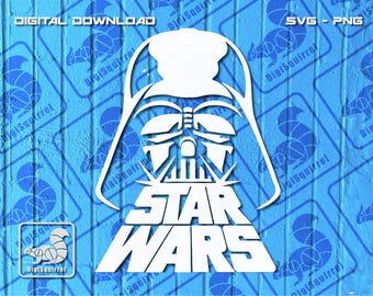 Darth Vader Star Wars SVG PNG: Cricut, Silhouette (Digital Download)