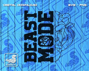 Beast Mode SVG PNG: Digital Download