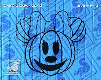 Pumpkin Mouse SVG PNG: Cricut, Silhouette, Glowforge (Digital Download)