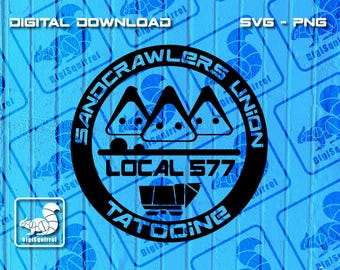 Sandcrawlers Union SVG PNG: Jawa 577 - Tatooine (Digital Download)