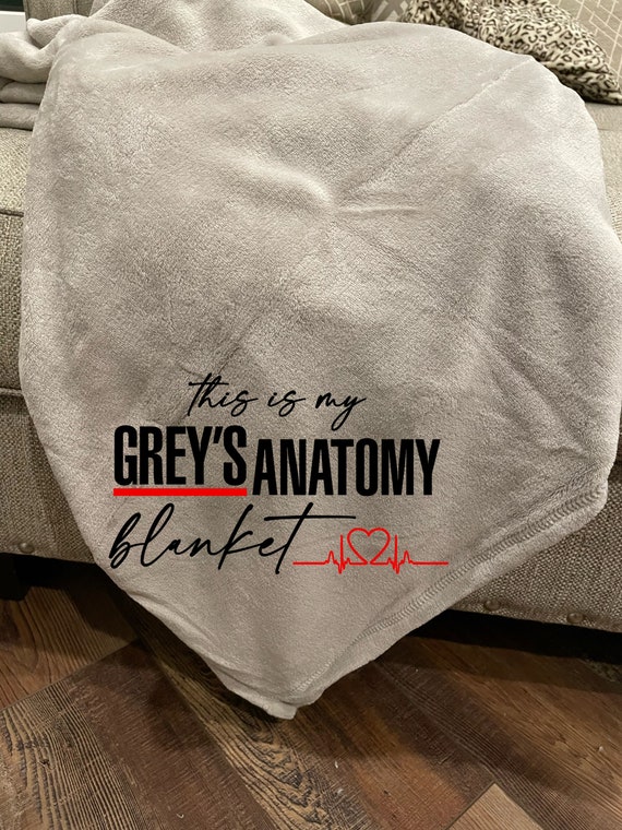 Greys Anatomy Watching Blanket Etsy
