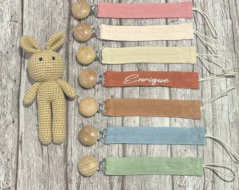 Personalized Embroidered Pacifier Clip | Baby Shower Gift | Gift | Baby Gift | Newborn Gift