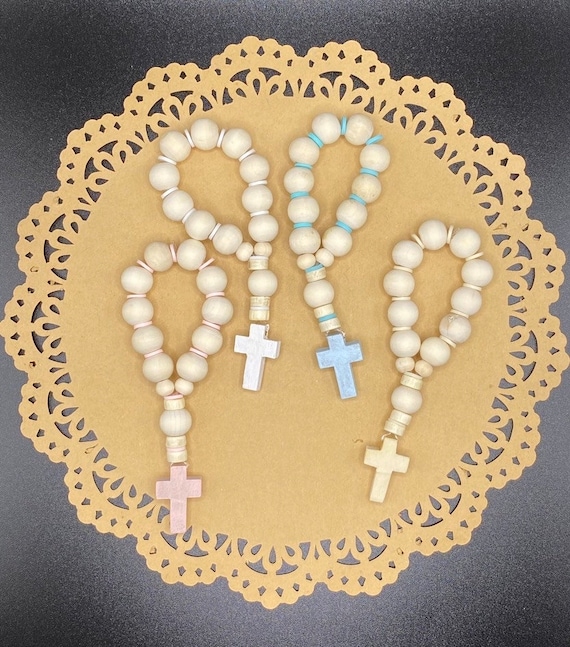 12PCS Mini Rosary | Baptism Favors | Bautizo | First Comunion | Confirmation | Favors