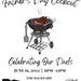 Editable Father's Day Cookout Invitation, Father's Day BBQ Invite ...